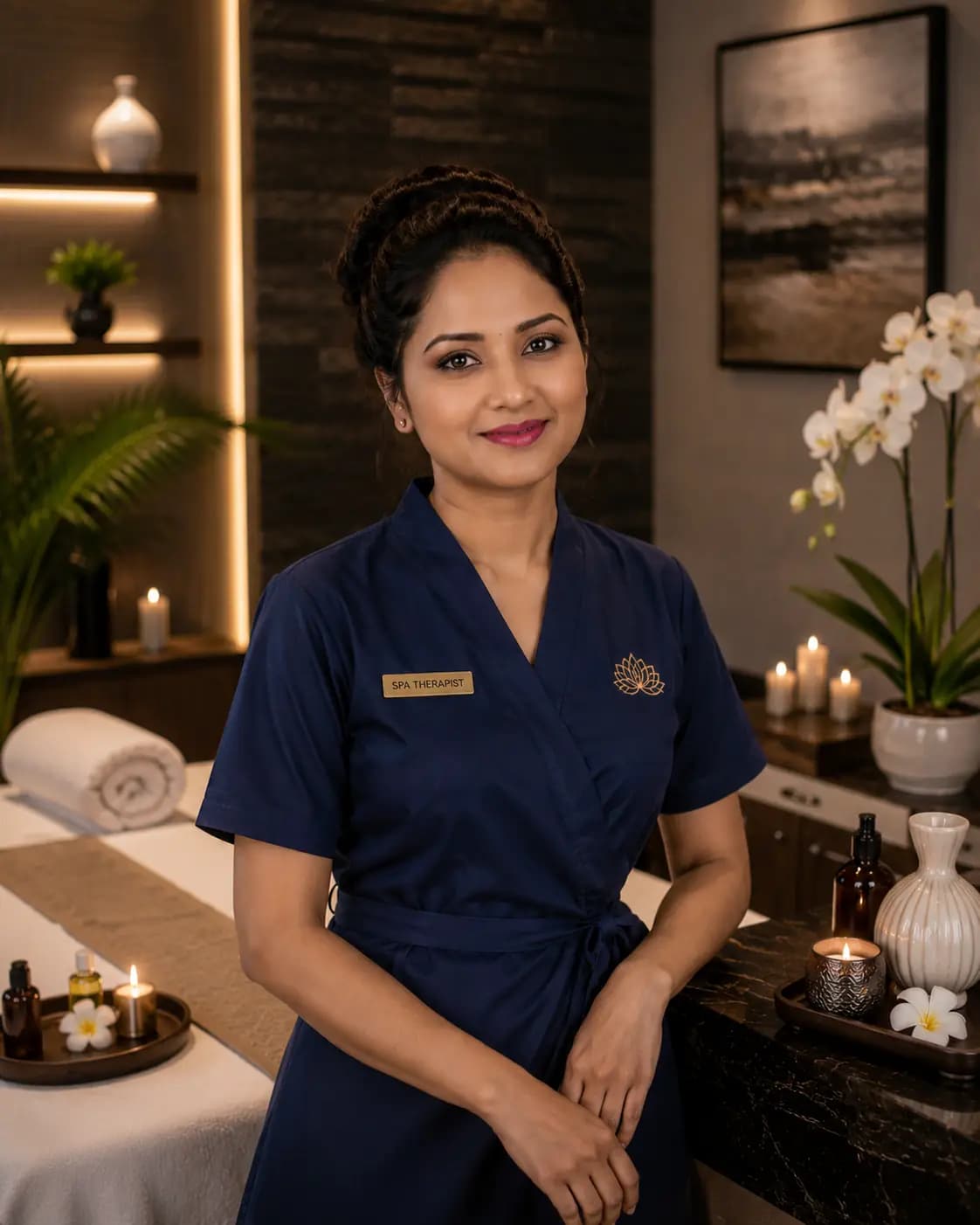 Four hand massage with jacuzzi experience at Spa Palm Amore